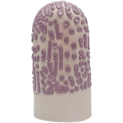 Ritual Glaze Ceramic Crawl Bowl - 5.6 Inch Handmade Purple Pottery for Incense, Meditation & Home Decor