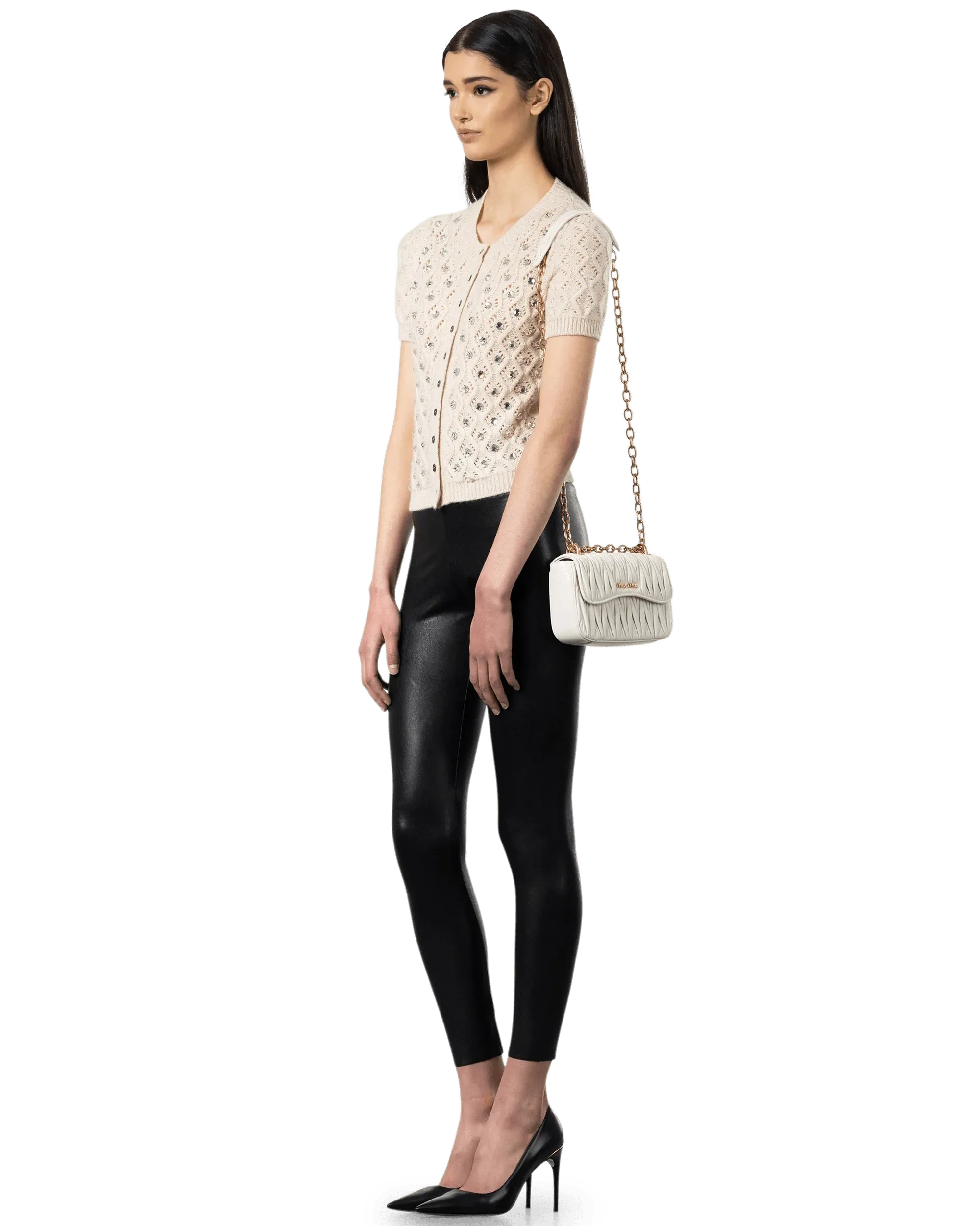 Stylish Matelasse Shoulder Bag for Women - Elegant Quilted Crossbody Purse with Adjustable Strap | Perfect for Work, Travel & Everyday Use