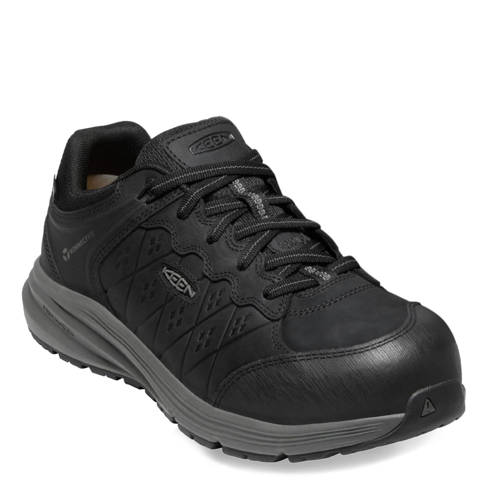 KEEN Utility Men's Vista Energy+ Low Composite Toe Waterproof Leather Industrial Work Shoes - Durable & Comfortable Safety Footwear for Construction, Warehouse & Outdoor Work