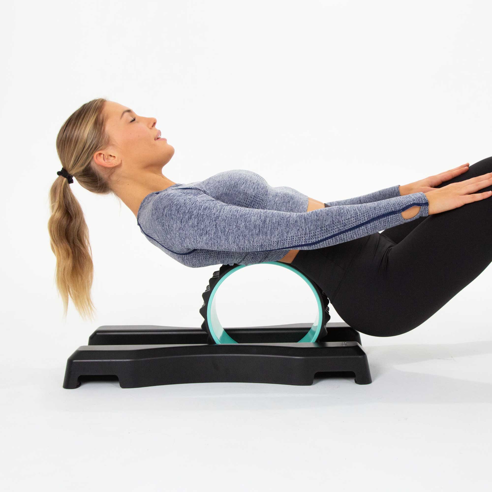Chirp Wheel Back Pain Relief & Posture Corrector - Portable Spinal Decompression Tool for Home & Office Use - Improve Flexibility & Mobility