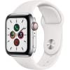 Stainless Steel W White Sport Band