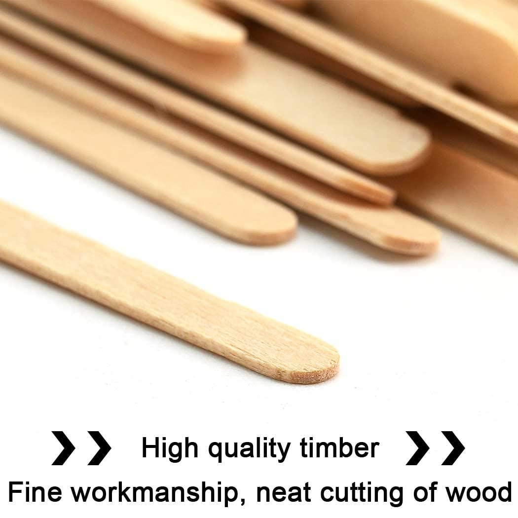 Eco-Friendly Wooden Coffee Stirrers - 450 Pcs Disposable Stir Sticks for Hot Beverages (110mm) | Perfect for Coffee Shops, Offices, and Home Use