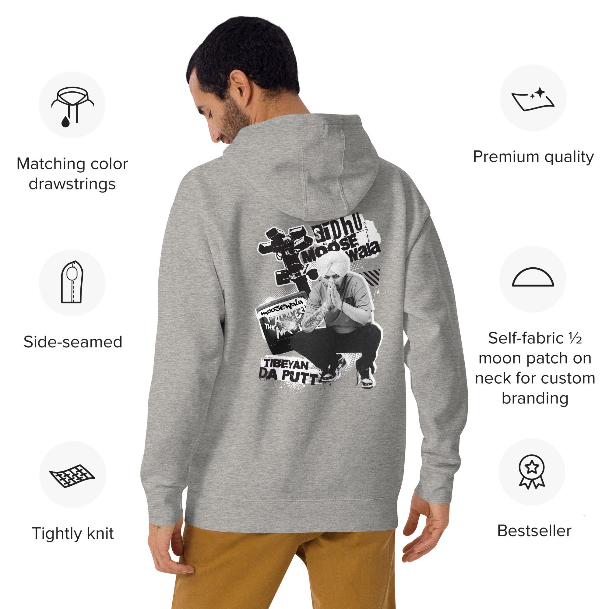 Tibeyan Unisex Hoodie - Soft & Comfortable Pullover Sweatshirt for Men & Women | Perfect for Casual Wear, Gym, and Outdoor Activities