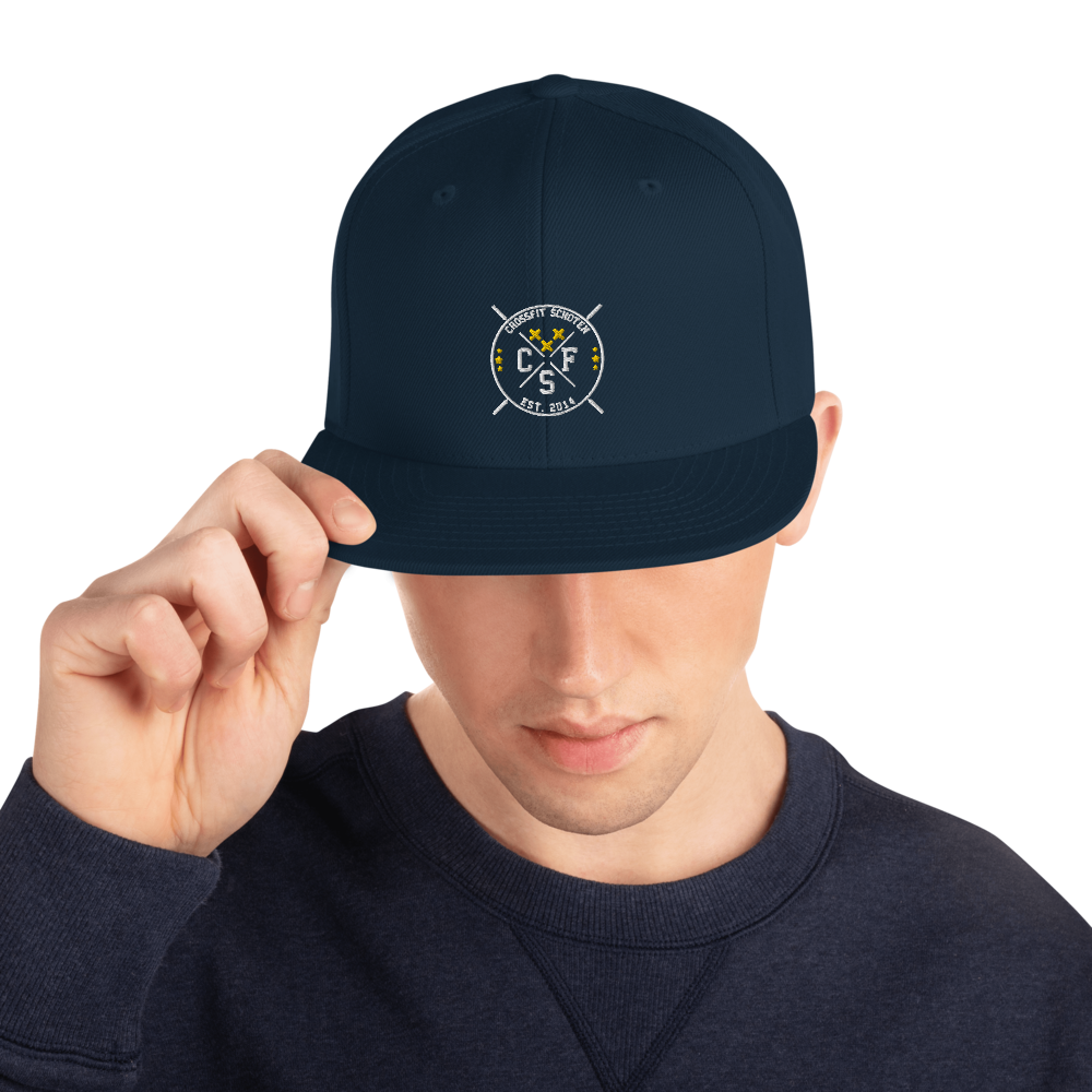 CrossFit Snapback Hat - Adjustable Embroidered Fitness Cap for Men & Women - Perfect for Gym, Workouts & Outdoor Activities