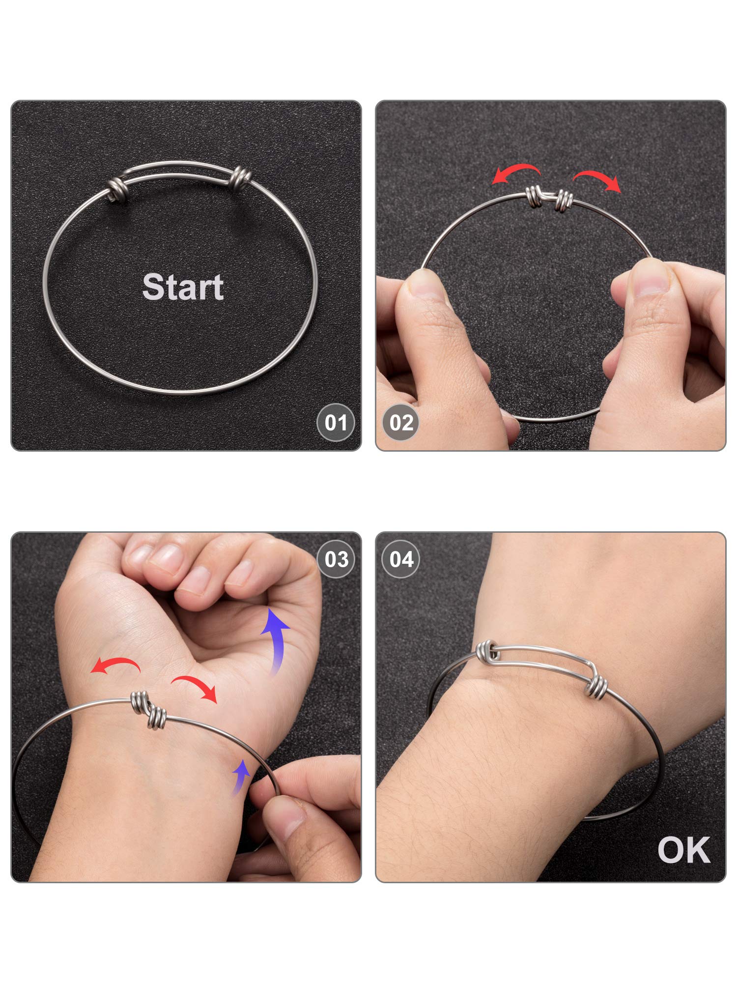 Engraved Dance Teacher Bracelet - 3 Pcs Heart Pendant Gift Set for Women | Christmas & Appreciation Gifts