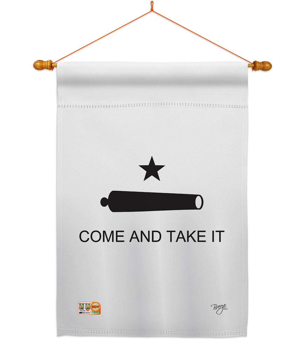 Americana Historic House Flag Set 28x40 with Flagpole - Patriotic Outdoor Decor