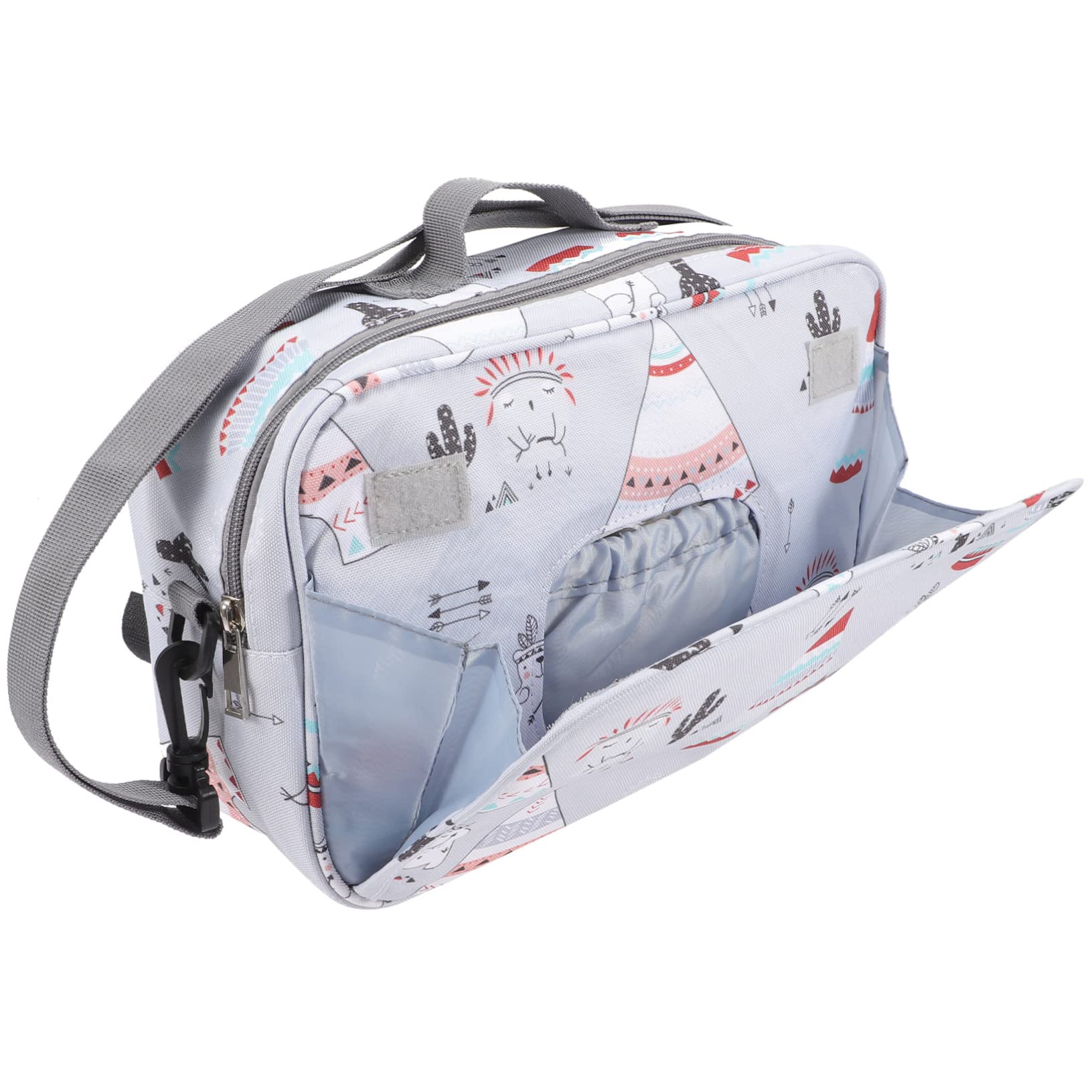 VICASKY 5-Piece Waterproof Travel Diaper Bag Organizer - Large Tote Purse with Multiple Pockets, Polyester Baby Changing Bag for Moms - Perfect for Daycare, Beach Trips & Family Outings