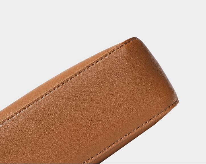 Stylish Brown Small Leather Tote Crossbody Handbag for Women - Perfect for Work, Travel & Everyday Use