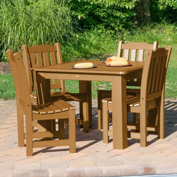 Lehigh 5-Piece Square Patio Dining Set - Outdoor Furniture for Garden, Backyard, and Poolside Relaxation