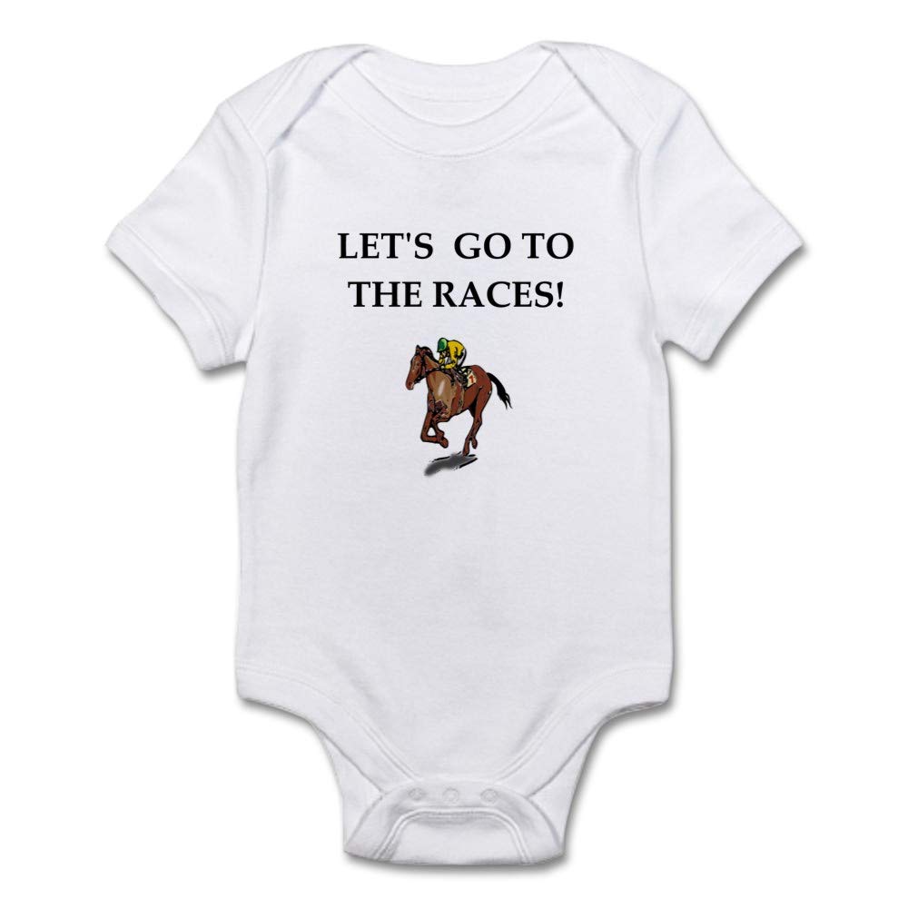 Horse Racing Baby Bodysuit - Cute & Comfortable Onesie for Infants - Perfect for Races, Parties & Photo Shoots