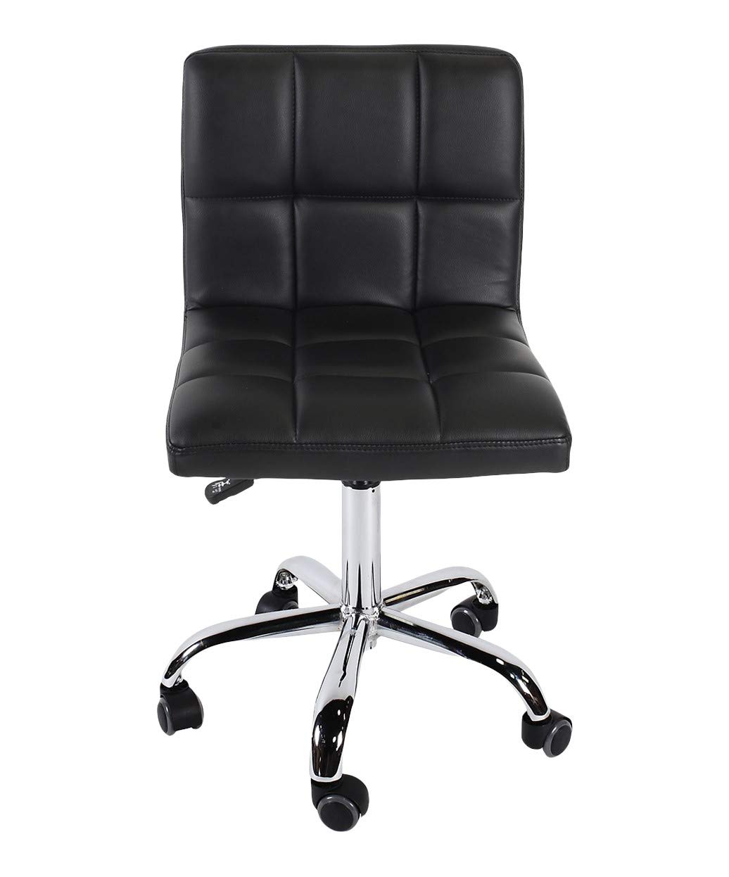 J & A Professional Salon Stool for Nail Technicians & Spas – Adjustable Lever, Contoured Seat with High-Density Foam Cushion – Perfect for Manicures, Pedicures & Beauty Services