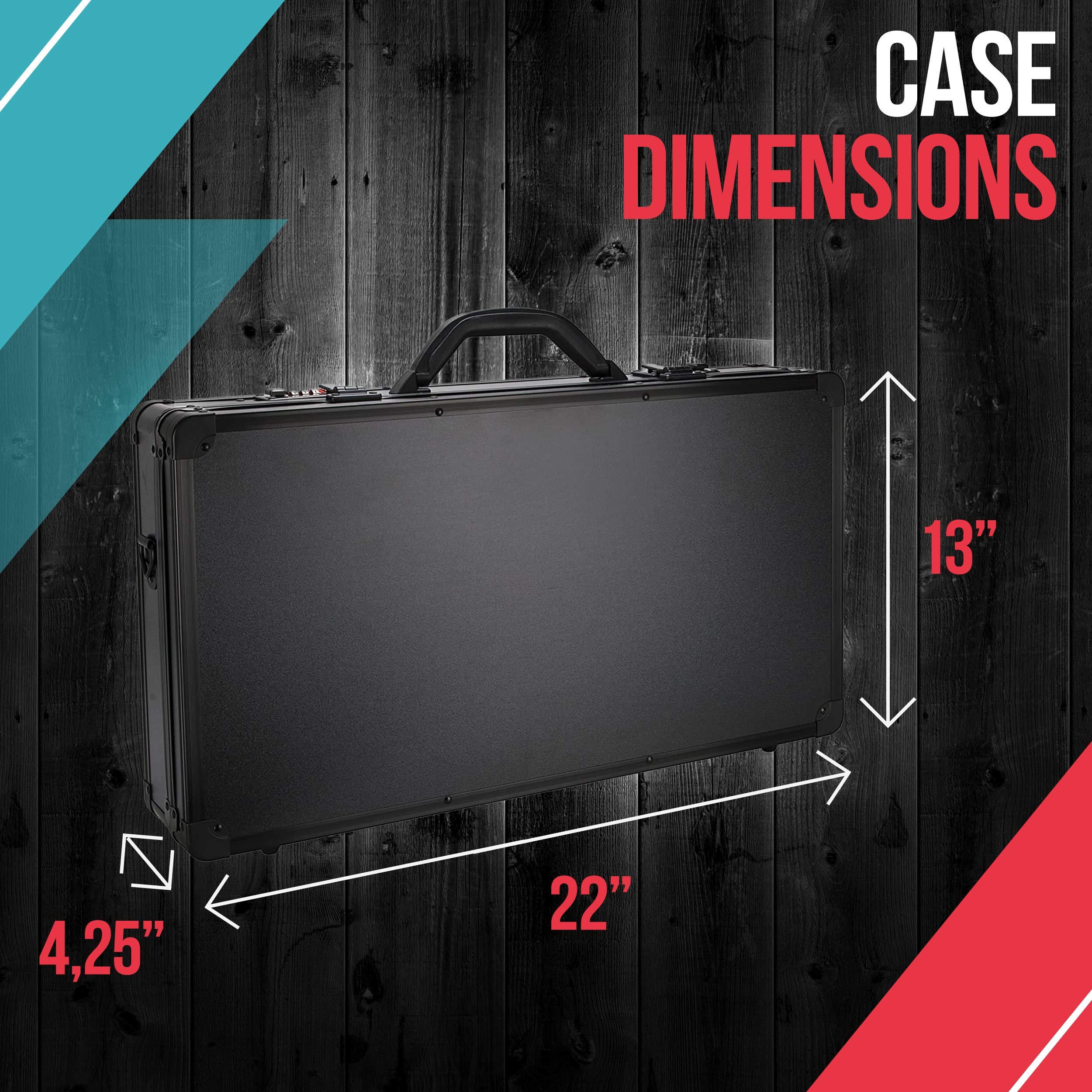 Professional Barber Travel Case - Black Matte Stylist Organizer for Clippers, Brushes & Combs | Portable Salon Train Case for Hairdressers & Stylists | Perfect for Mobile Barbers & Salon Professionals