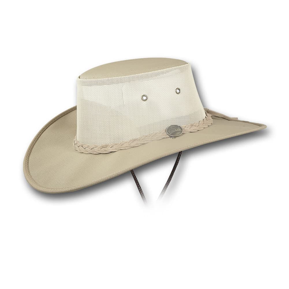 Wide Brim Canvas Cooler Hat - UV Protection Summer Outdoor Hat for Beach, Fishing, and Hiking - Item 1087