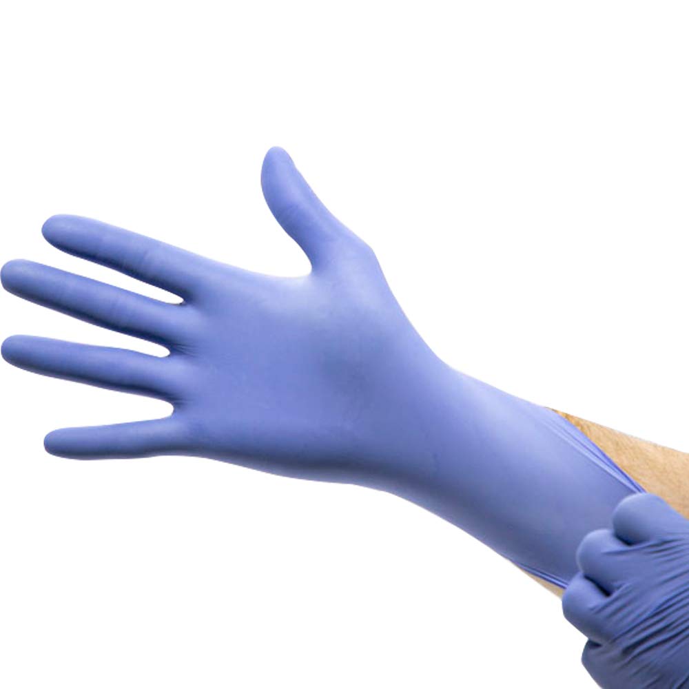 Premium Nitrile Gloves for Laboratory Use - Powder-Free, Disposable, Chemical-Resistant Gloves for Scientific Research, Medical Exams & Industrial Safety