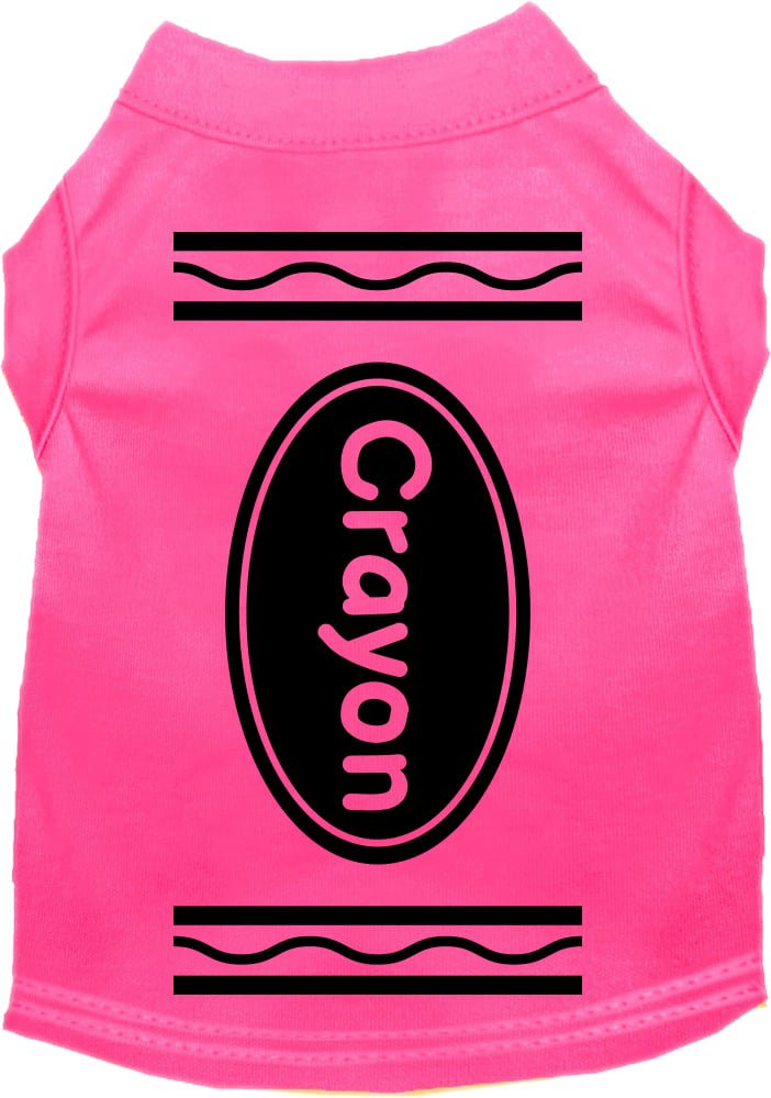 Colorful Crayon Costume Screen Print T-Shirt for Kids - Fun Dress-Up & Art Party Outfit