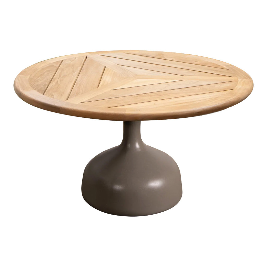 Modern Round Coffee Table with Glass Top - Large Size for Living Room, Lounge & Office Decor
