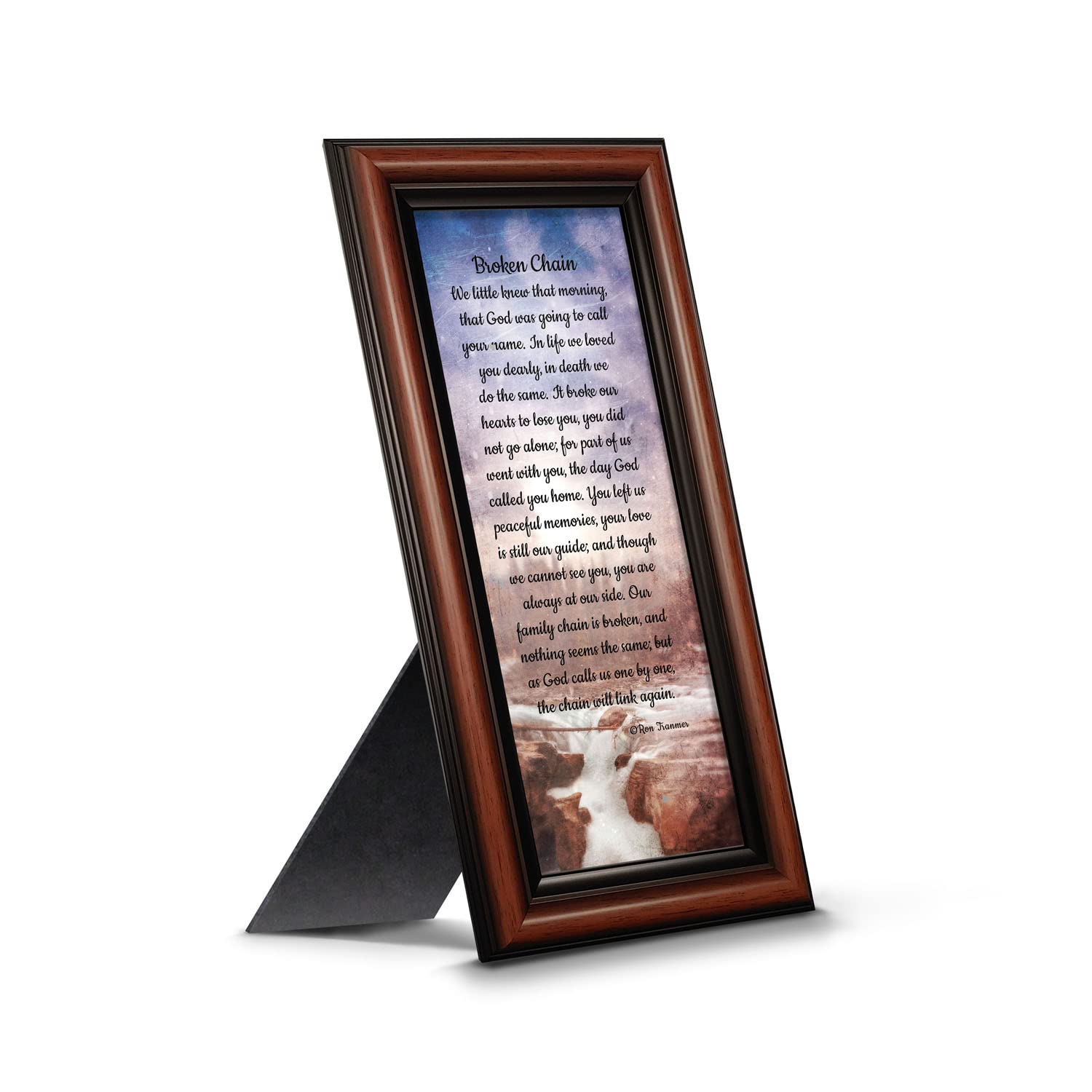 Broken Chain Picture Frame - Memorial Gift for Loved Ones | Home Décor for Sympathy & Remembrance