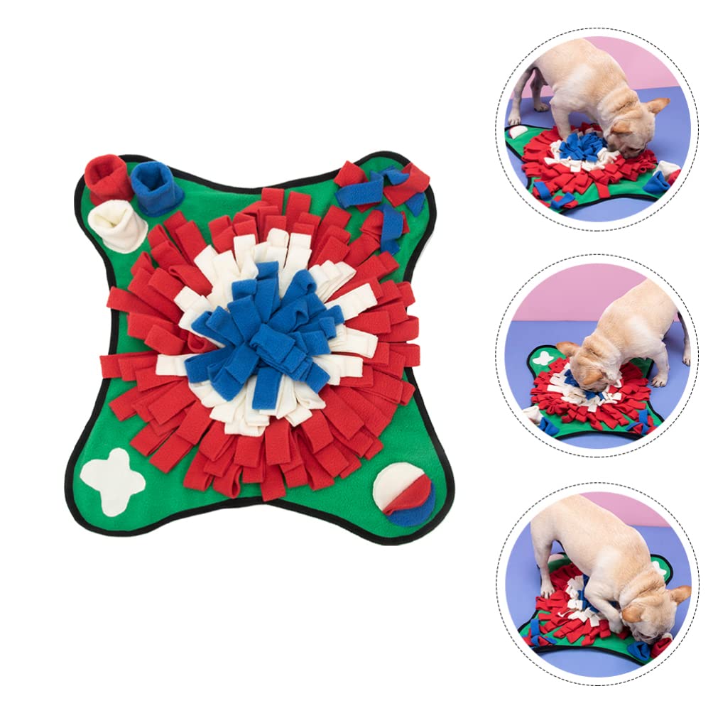 Balacoo Dog Snuffle Mat - Interactive Puzzle Toy for Dogs, Sniffing & Foraging Training Blanket with Polar Fleece - Perfect for Mental Stimulation & Indoor/Outdoor Play