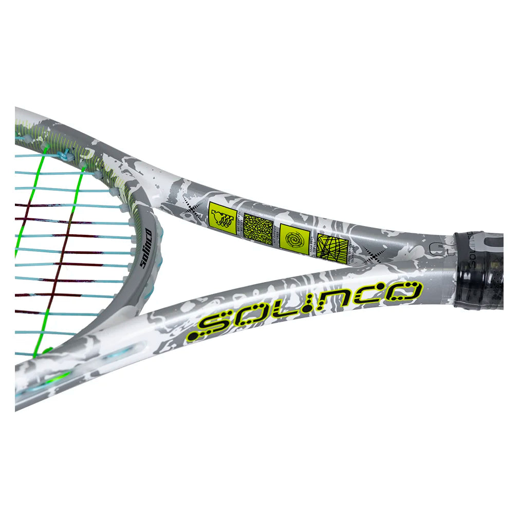 Brain Dead Whiteout V2 Tennis Racket - Premium Performance Racquet for Competitive Play & Training - Perfect for Tennis Enthusiasts & Club Players
