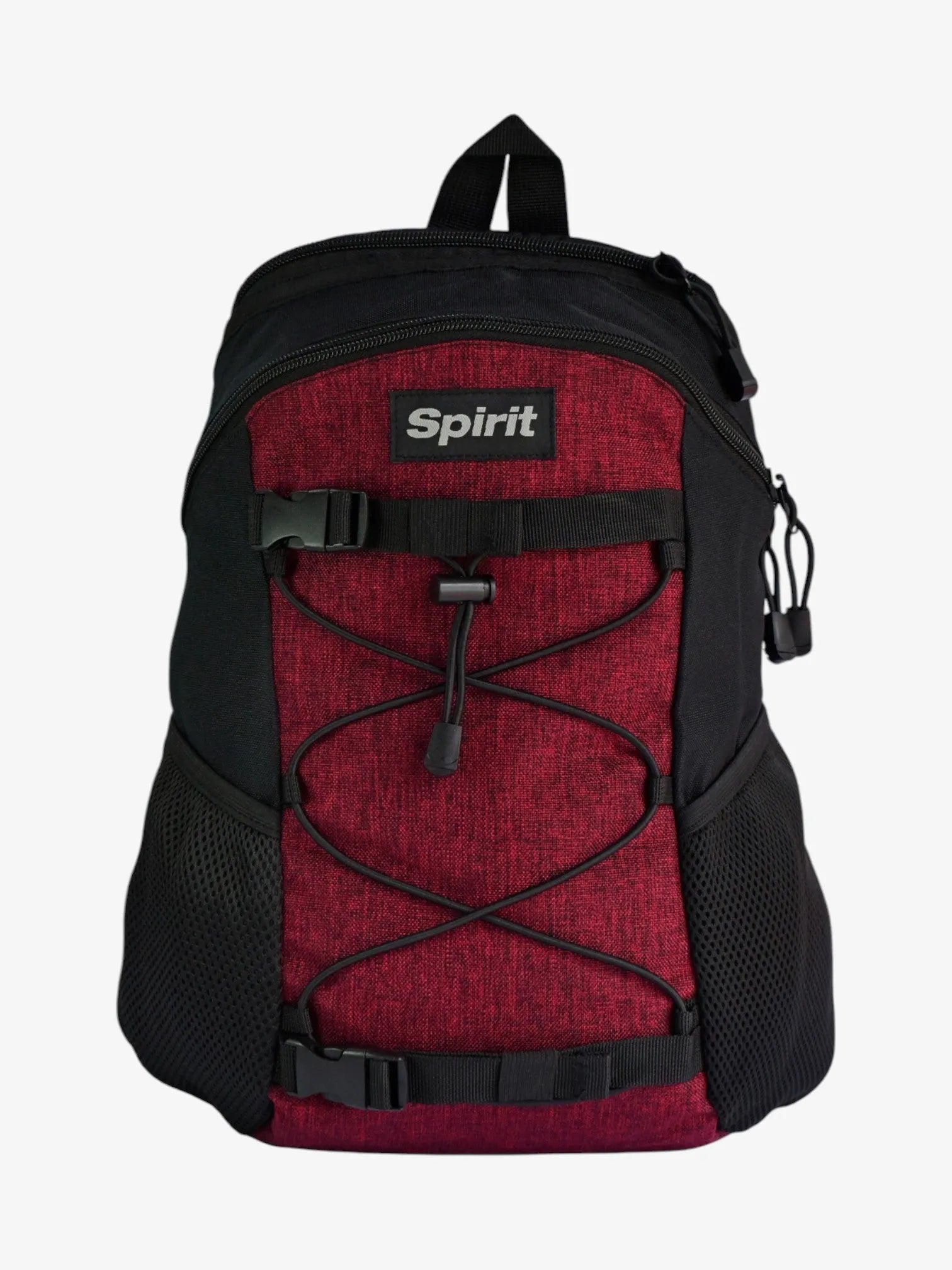 Spirit Action Small Burgundy Backpack for Women & Men - Lightweight Travel Daypack for School, Work, Gym & Outdoor Adventures