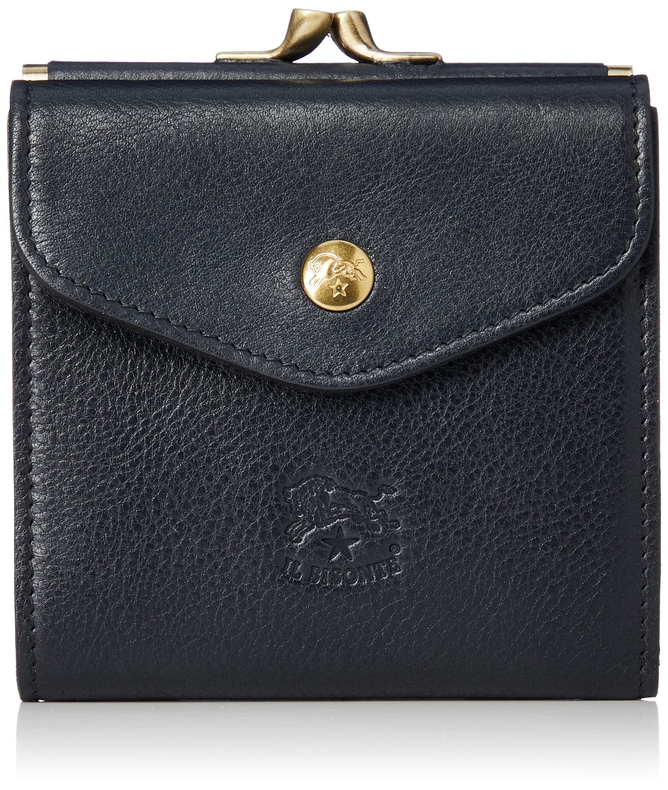 IL BISONTE Women's Leather Wallet - Slim Bifold Credit Card Holder for Everyday Use | Perfect Gift for Her | Office, Travel & Shopping Essential