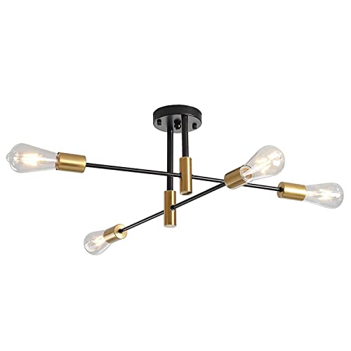 4-light mate gold