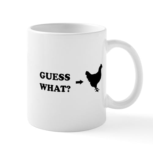 White - Guess What Chicken Butt Mugs