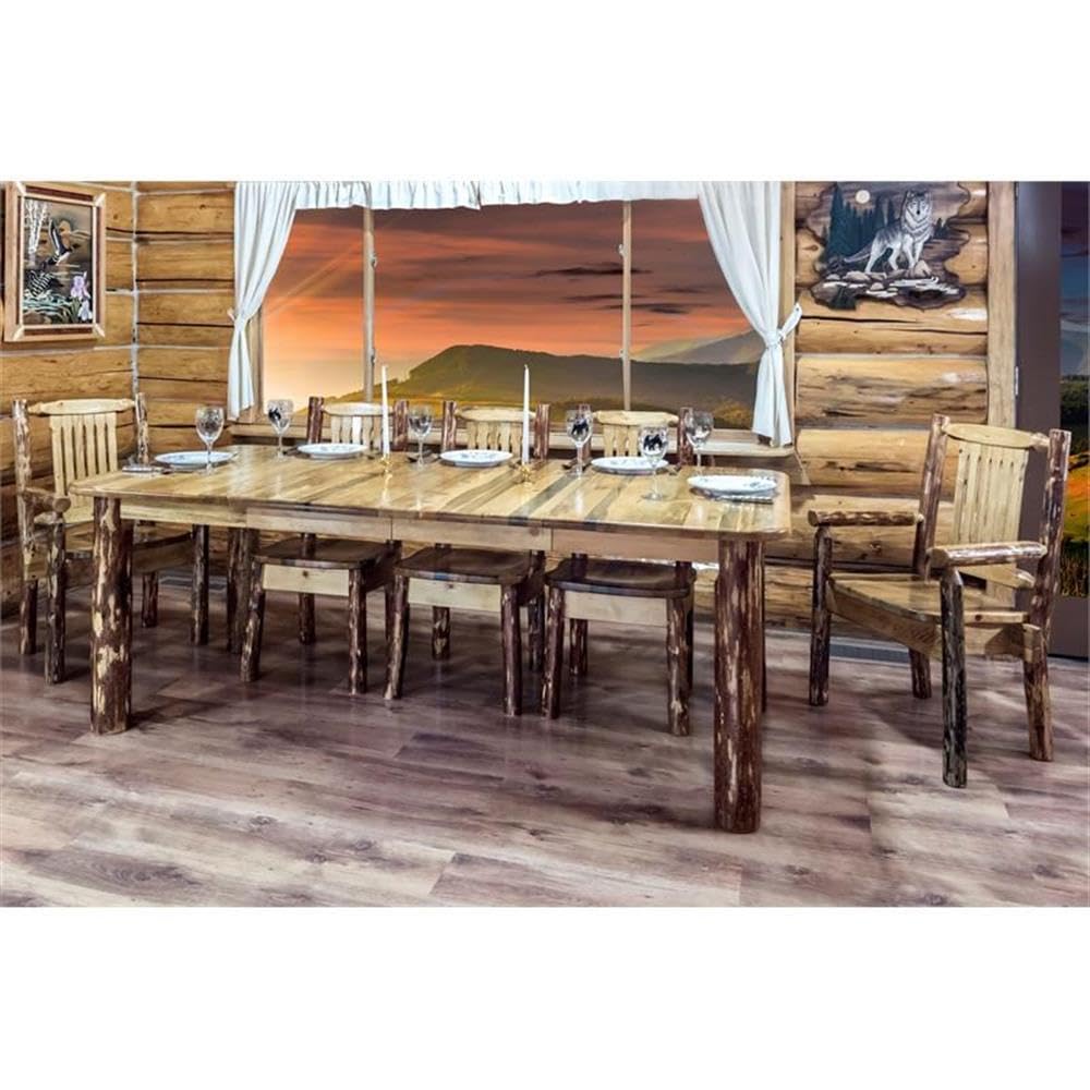 Montana Woodworks Log Furniture - Handcrafted Captain Chair from Glacier Country Collection - Rustic Home Decor for Cabin, Lodge & Outdoor Living