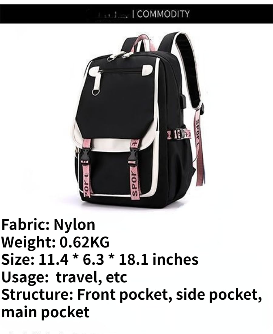 Cute Cartoon Capybara Backpack - Lightweight Waterproof Daypack for Women & Girls | Perfect for School, Travel & Outdoor Adventures (Style A)