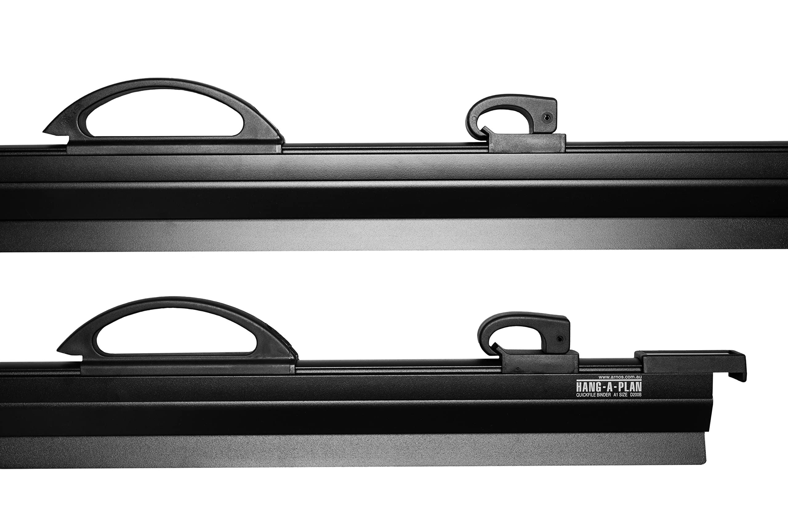 Hang-A-Plan 30-36 Inch Quickfile Hanging Clamp - Black File Holder for Blueprints & Documents - Heavy Duty Clamp Holds Up to 150 Sheets - Perfect for Architects, Engineers & Office Organization