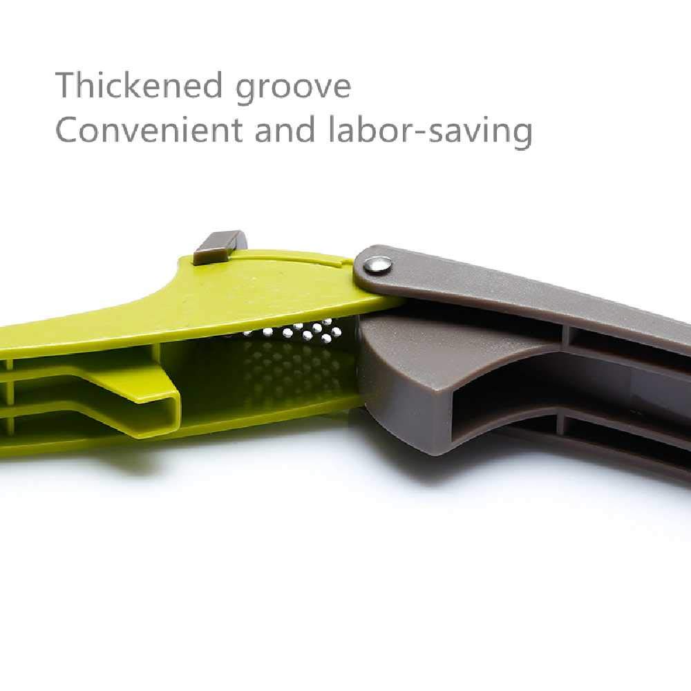 Premium Stainless Steel Garlic Press - Heavy Duty Garlic Crusher & Mincer with Silicone Peeler & Cleaning Brush - Ergonomic Non-Slip Handle for Easy Use - Perfect for Cooking, Baking & Meal Prep