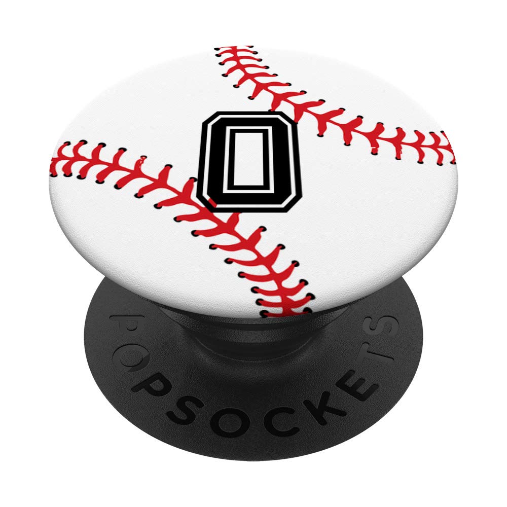 Number #0 Baseball Softball Pop Grip | Swappable Sports Pocket Socket PopSockets PopGrip for Phones & Tablets - Perfect for Game Days & Outdoor Adventures