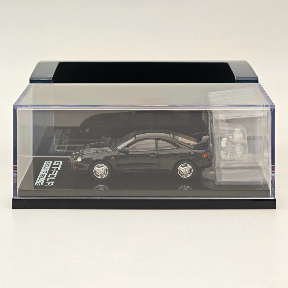 1/64 Scale Toyota Celica GT-Four ST205 WRC Edition Diecast Model Car - Black HJ641064ABK - Collectible Hobby Japan Toy for Car Enthusiasts & Gift Idea | Display, Racing Collection, Birthday Present