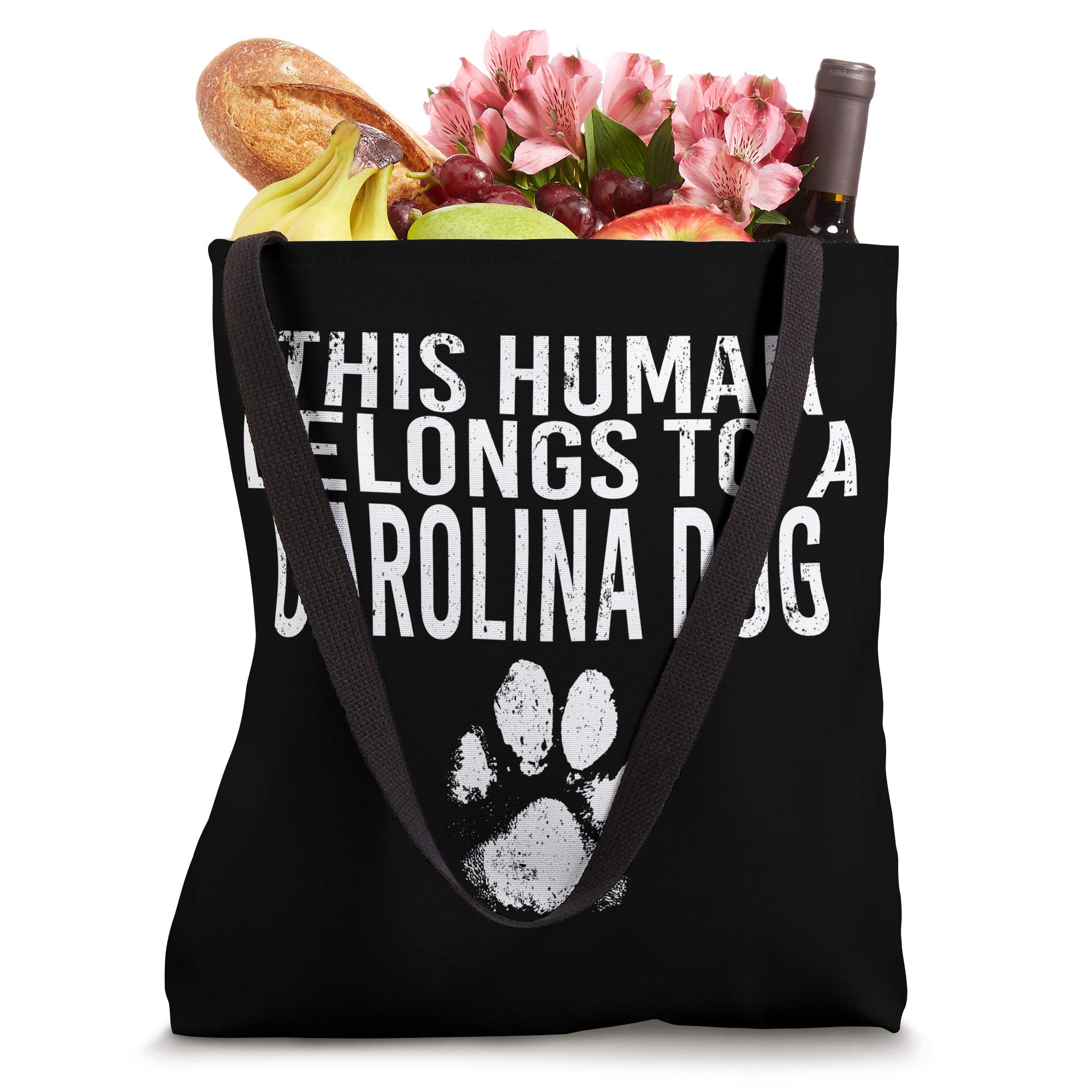 Funny Carolina Dog Tote Bag for Women - Perfect Gift for Dog Moms & Pet Owners - Great for Grocery Shopping, Beach Trips, and Daily Use