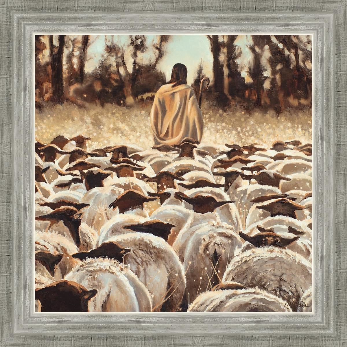 Be Ye Followers of Me - Inspirational Christian Wall Art for Home & Church Decor | Perfect for Living Room, Bedroom & Office