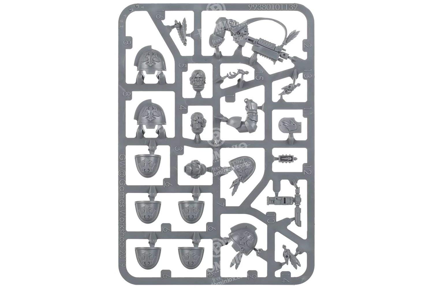 Warhammer 40,000 Raven Guard Primaris Upgrades & Transfers Kit - Games Workshop Miniature Wargaming Accessories for Tabletop Battles and Army Customization