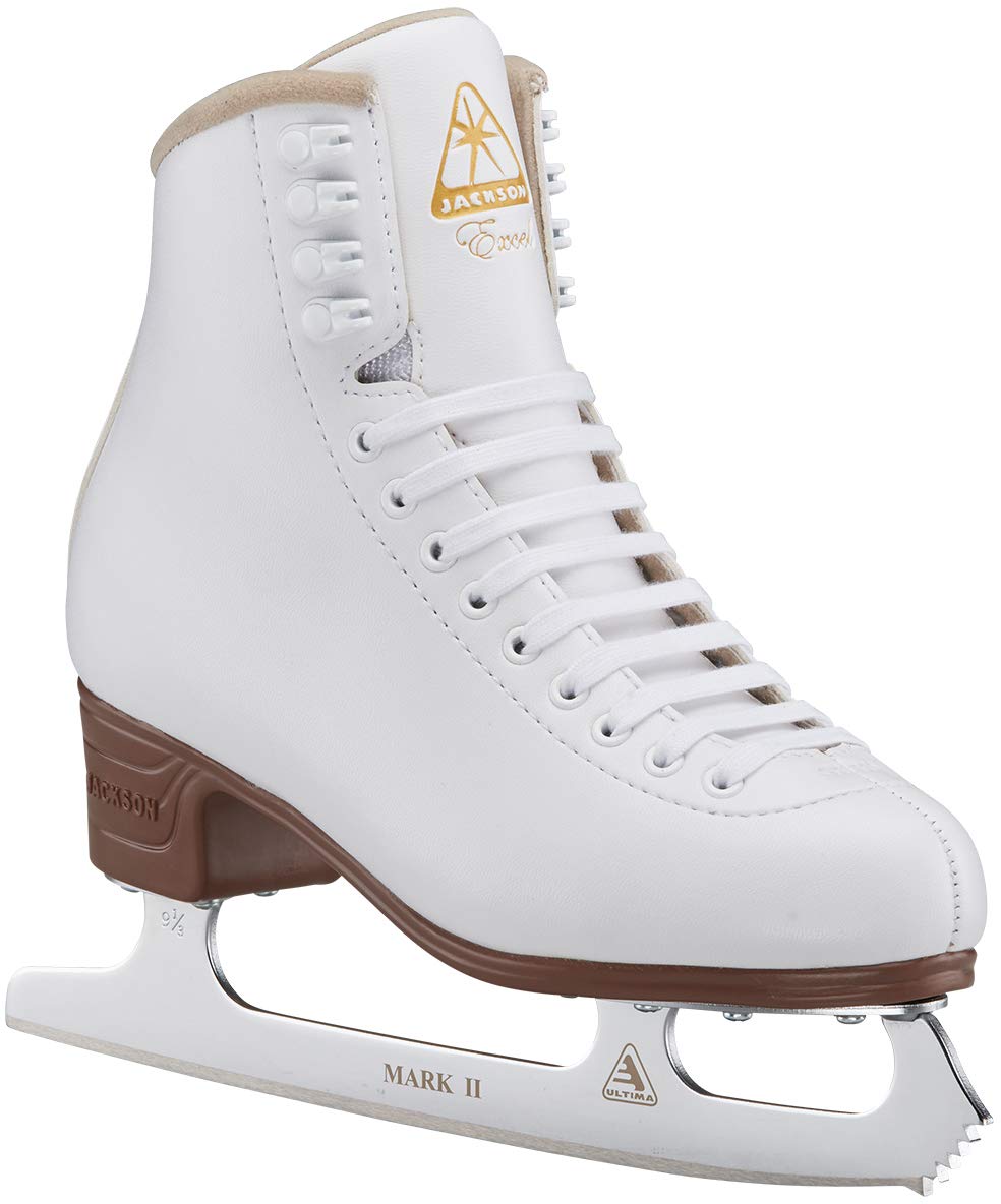 Jackson Ultima Excel JS1294 Women's Ice Skates - Medium Width, Toddler Size 8 (Kids) - Perfect for Figure Skating & Recreational Ice Skating
