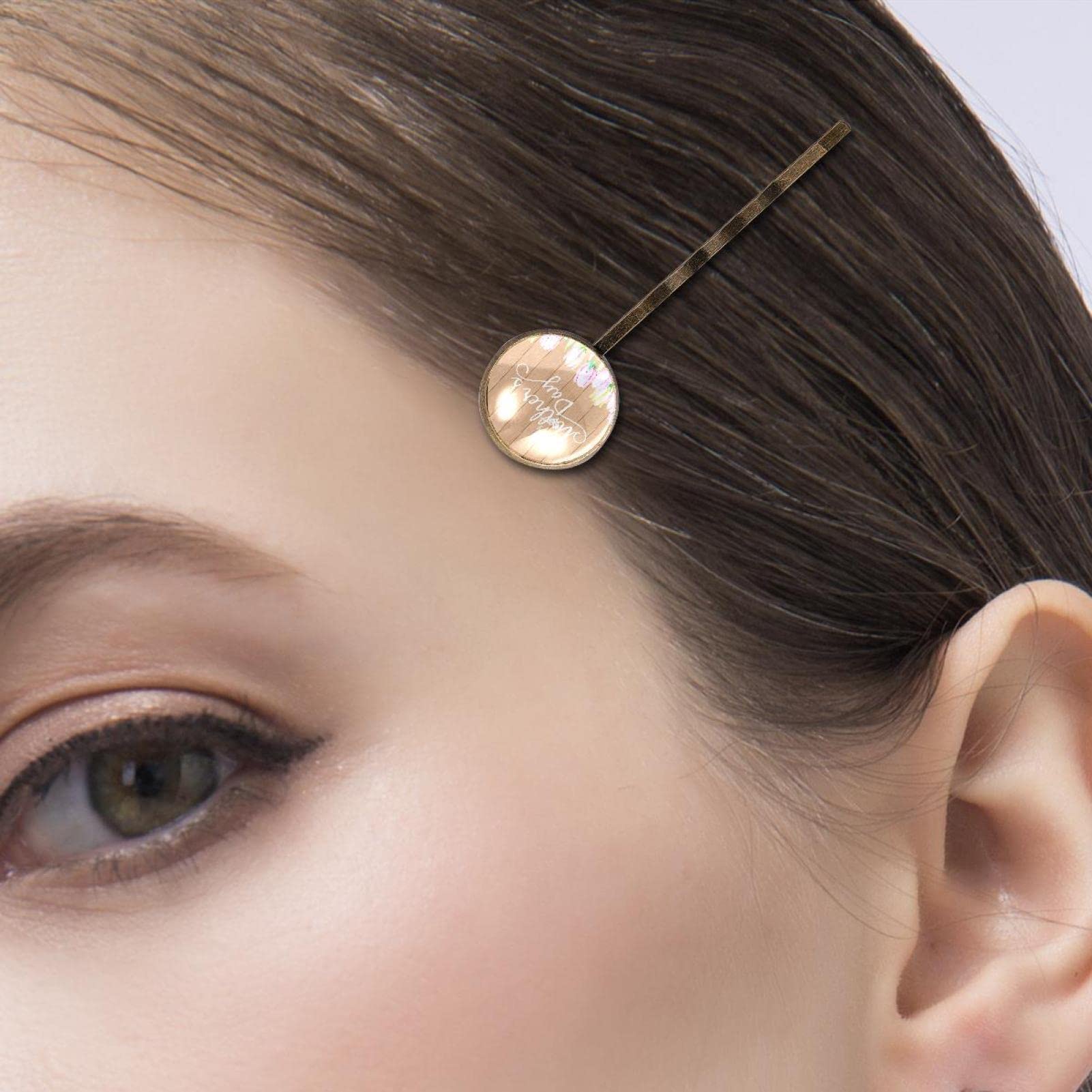 4PCS Handmade Floral Hair Clips for Women - Tulip Bobby Pins & Barrettes Set, Girls Hair Accessories for Mothers Day Gifts | Wedding, Party, Everyday Style