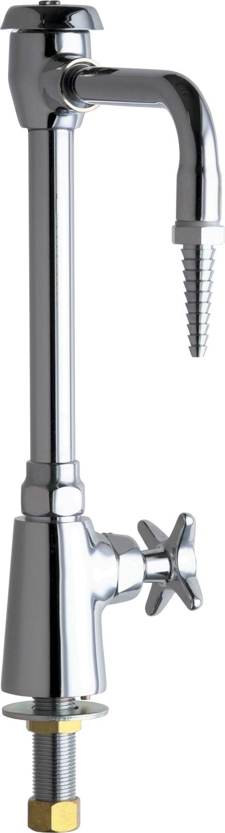 Chicago Faucets 928-VRCP Vandal-Proof Single Inlet Cold Water Faucet - Durable Commercial Restroom Sink Solution for Schools, Hospitals & Public Facilities