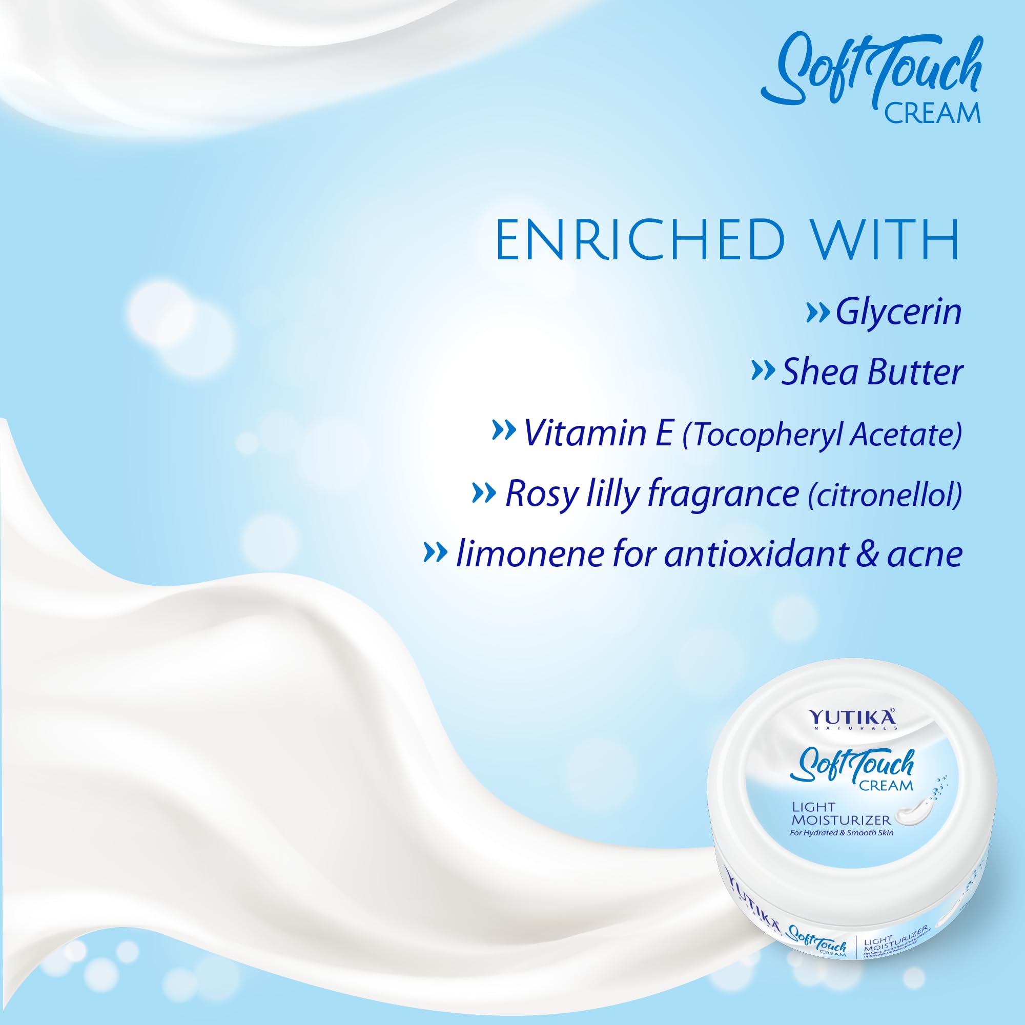 Yuthika Almond Body Lotion 300ml with Moisturizing Cream 100ml - Nourishing Dry Skin Care for Face, Hands & Body - Hydrating Winter Lotion with Non-Greasy Formula | Perfect for Daily Moisturizing, Cold Weather Protection & Nighttime Skin Repair