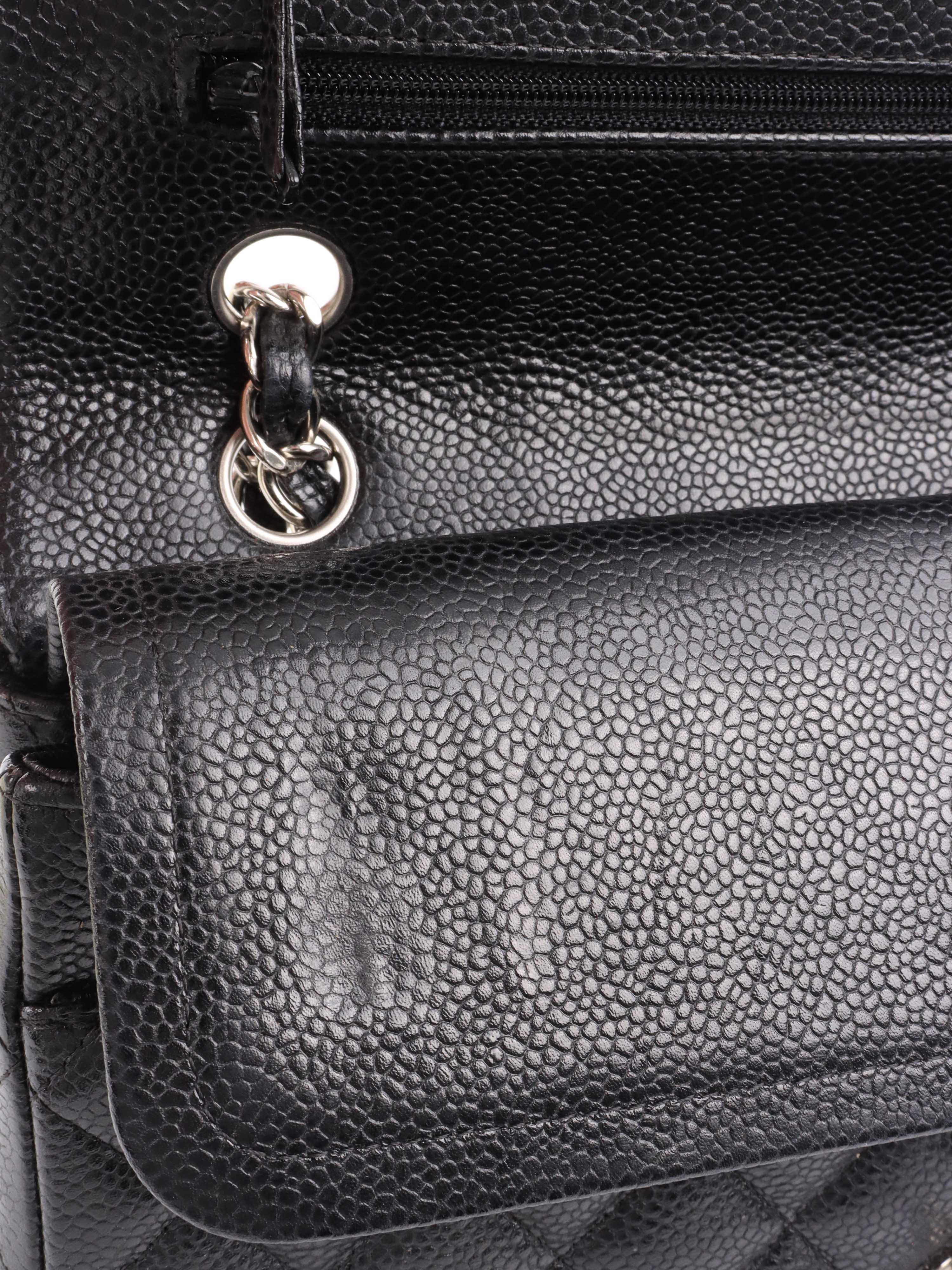 Chanel Medium Black Caviar Classic Flap Bag - Luxury Designer Handbag for Women | Perfect for Work, Evening Events & Everyday Use