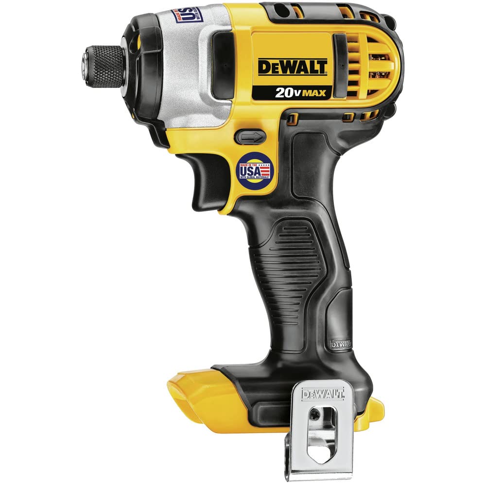 DEWALT 20V MAX Cordless Impact Driver Kit with 1/4-Inch Hex Chuck, Includes Battery and Charger (DCF885C1) - Perfect for DIY Projects, Construction, and Automotive Repairs