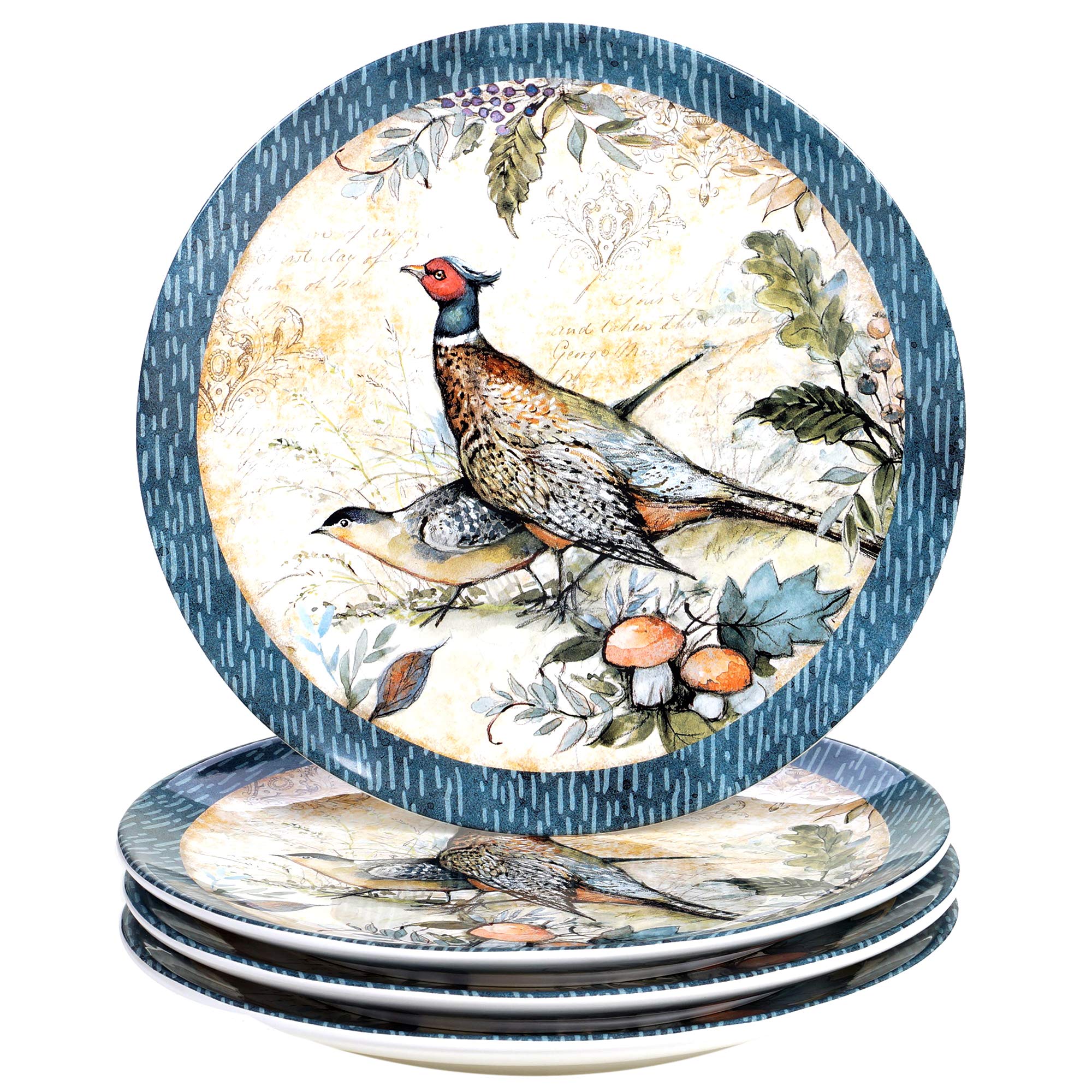 Certified International Harvest Gatherings 16-Piece Dinnerware Set - Service for 4, Multicolor Stoneware Plates, Bowls & Mugs - Perfect for Family Dinners, Holiday Gatherings & Everyday Use