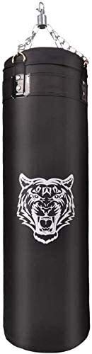 Professional Heavy Filled Punching Bag with Chain for Boxing, Kickboxing, Muay Thai, Karate & Taekwondo Training - Includes Sandbag for Stability - Perfect for Home Gym, Martial Arts Studio & Stress Relief Workouts