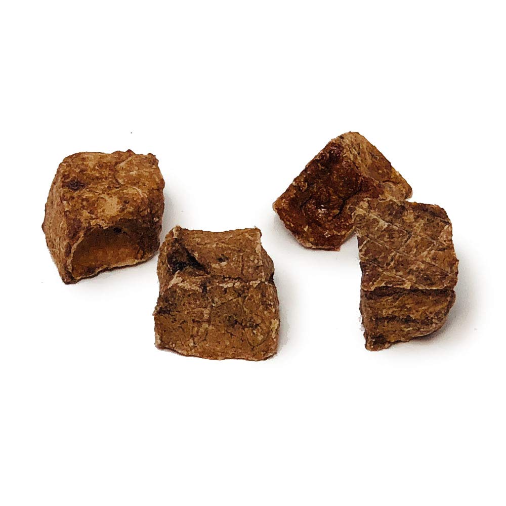 Premium Angus Beef Lung Cubes for Dogs - 20lb Bulk Pack, Single Ingredient Grass-Fed Dog Treats - Perfect for Training, Chewing & Dental Health