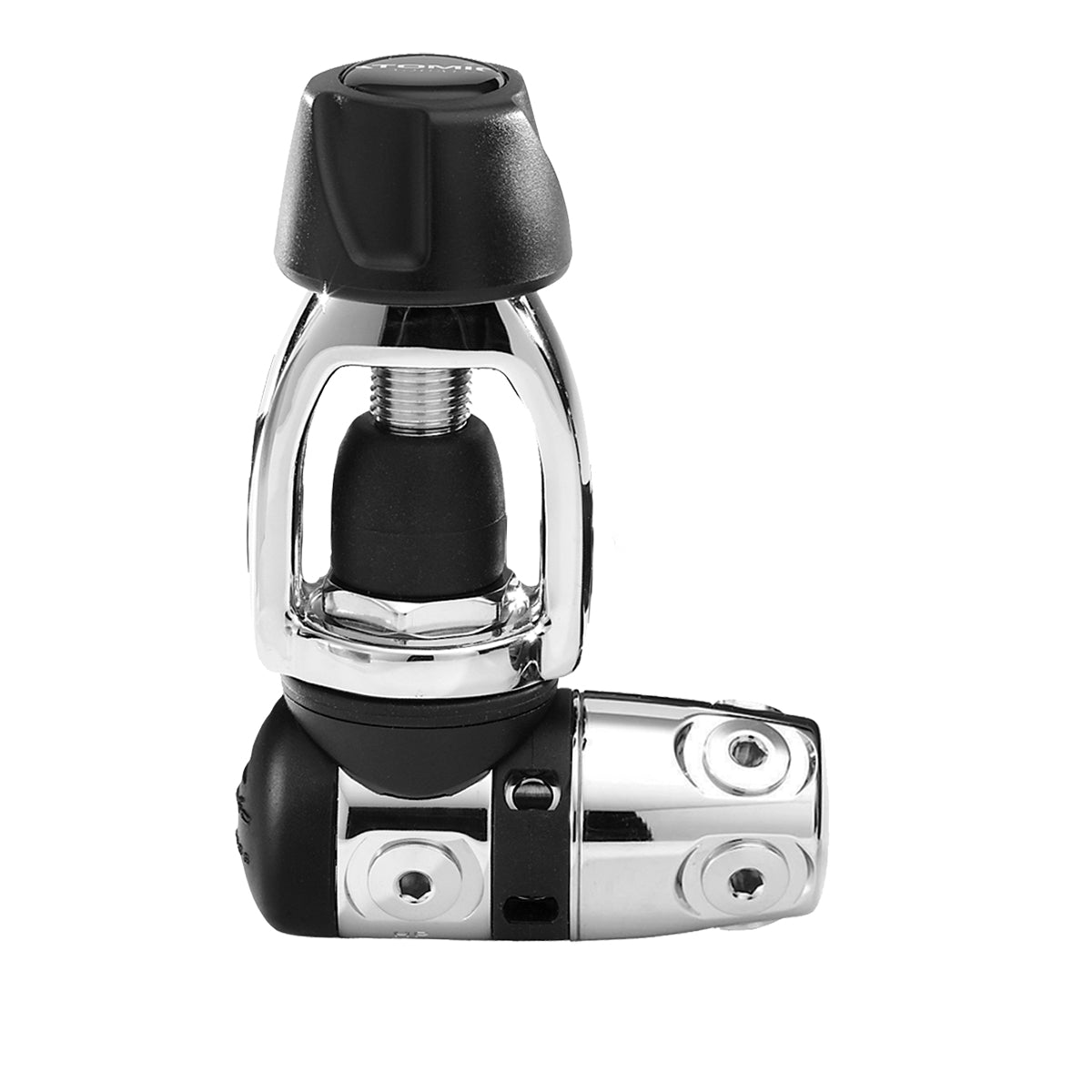 Atomic Aquatics Z2 Sealed 1st Stage Brass 7 Ports Scuba Diving Regulator - Professional Grade Diving Equipment for Cold Water & Deep Sea Exploration