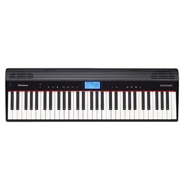 Roland GO:Piano 61-Key Digital Keyboard (GO-61P) - Portable Electric Piano with Built-In Speakers, Bluetooth & Headphone Jack - Perfect for Beginners, Home Practice & Travel Use