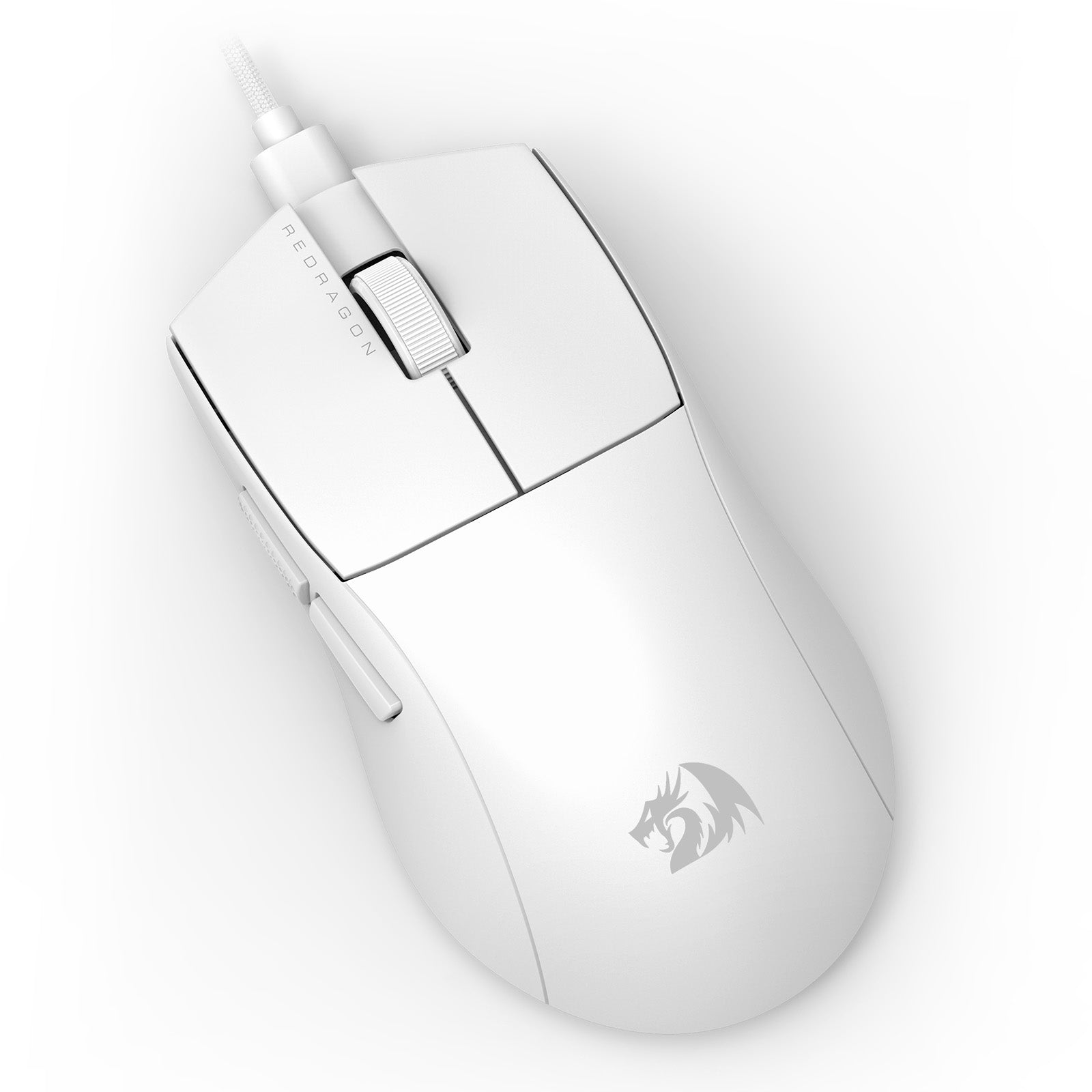 Redragon King M724W Wireless Gaming Mouse - White | High Precision, Ergonomic Design for PC & Laptop Gamers | Perfect for FPS, MOBA & MMO Gaming