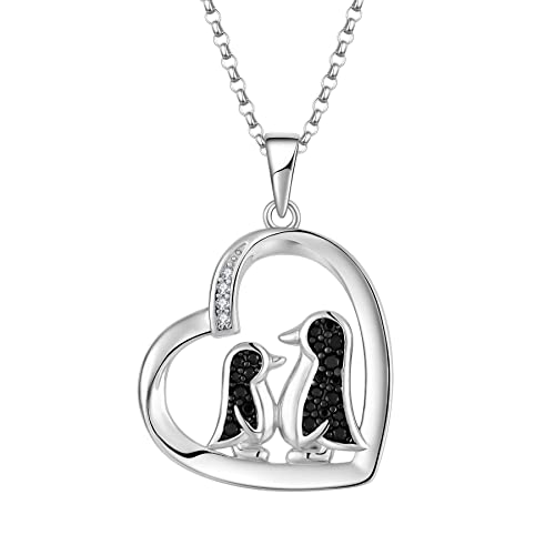 03-Silver penguin necklace