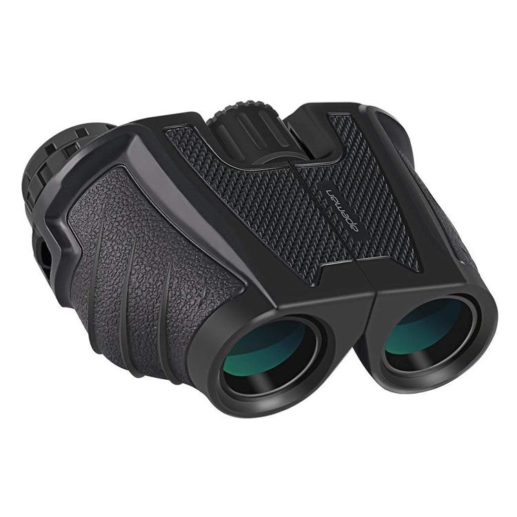 Apeman BC70 12x25 Compact Folding Binoculars with FMC Coated Lens, Neck Strap & Carrying Bag - Perfect for Bird Watching, Hiking, Travel and Outdoor Adventures